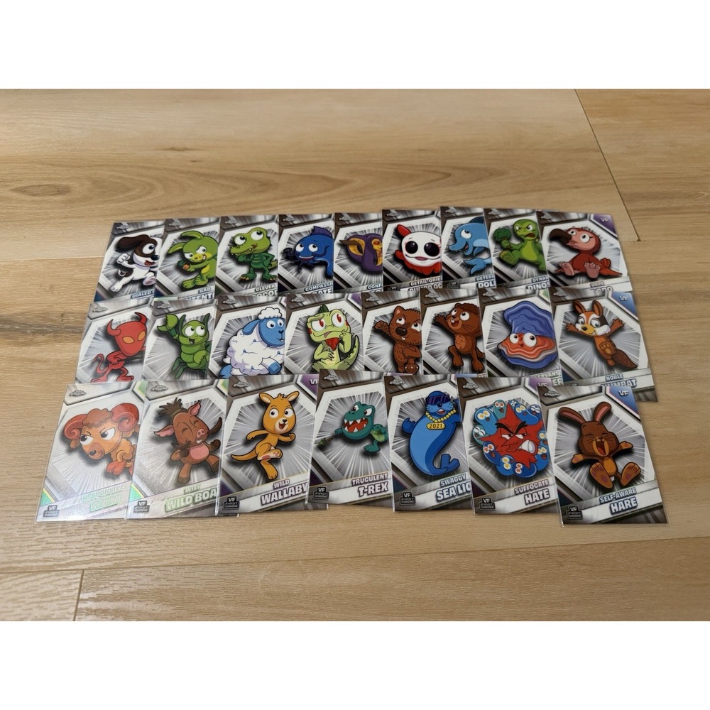 2026 Topps Chrome Veefriends‎ Lot Of 24 Base Cards- No Duplicates All Sleeved
